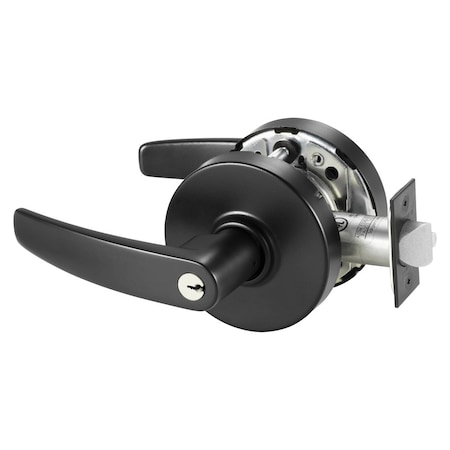 Sargent Grade 1 Entrance or Office Cylindrical Lock, B Lever, Conventional Cylinder, Black Suede Powder Coat 28-10G05 LB BSP